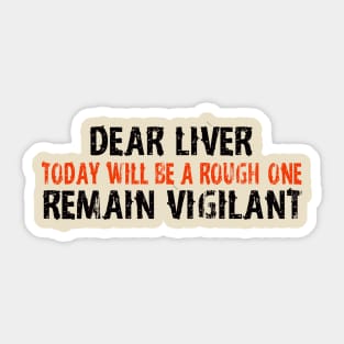 Dear Liver Sticker